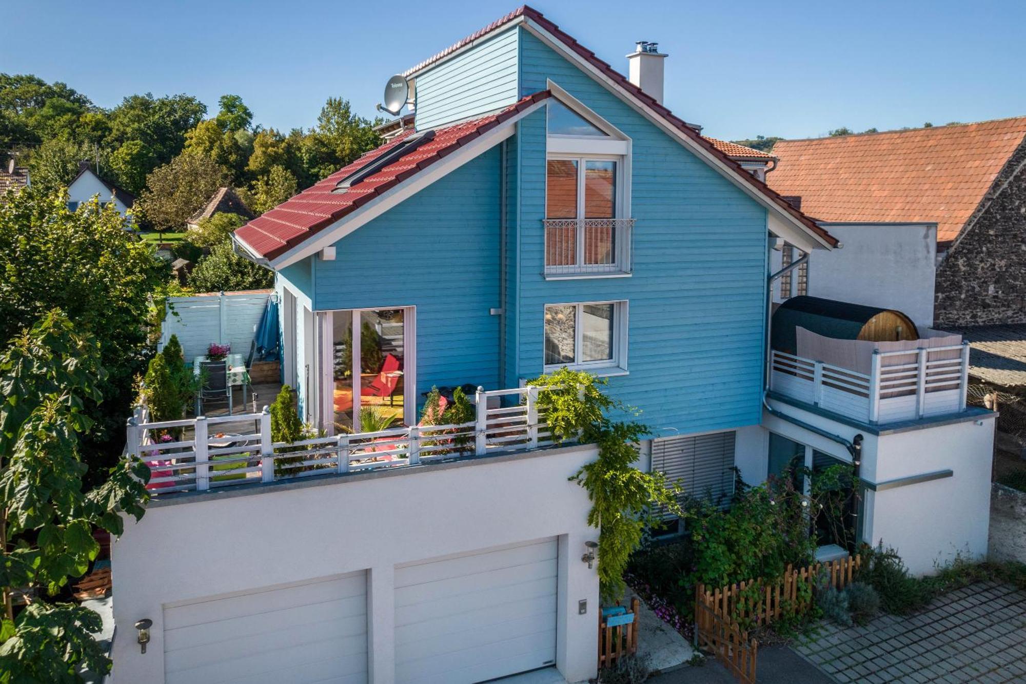 Haus Himmelblick Mit Privater Sauna 凯萨斯图尔地区萨斯巴赫 外观 照片